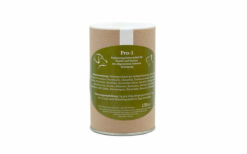 REICO Pro-1 Naturkraft Pro-1: Ein Behandlungsfuttermittel für die Gesundheit von Hunden und Katzen. Darmflora